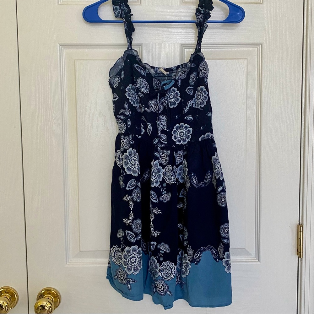 Aeropostale Navy Floral Dress